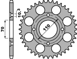PBR rozeta 246 41 C45 HONDA CB 250N (78-82) (řetěz 530) (JTR246.41) (MADE IN ITALY)